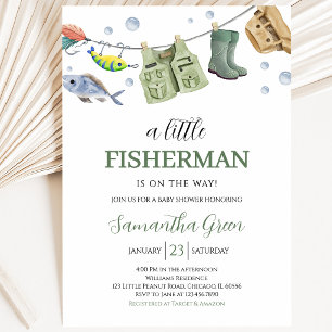 Invitation Baby Shower Un Petit Pêcheur