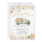 Baby shower Vert Petit Citrouille