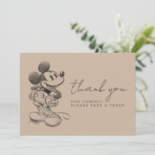 Invitation Baby shower vintage Mickey