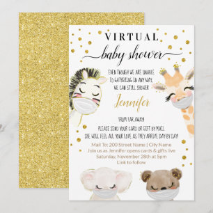 Invitation Baby shower virtuel
