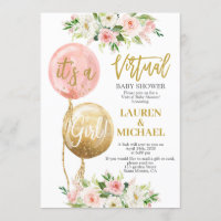 Baby shower virtuel fille
