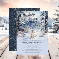 Baby shower virtuel hivernal pour bébés animaux en