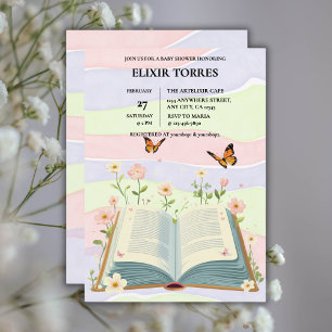 Invitation Baby shower Whimsical Storybook