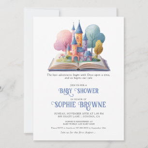 Invitation Baby shower Whimsical Storybook