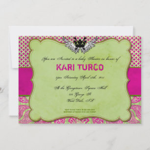 Invitation Baby shower Whimsically Urban & Hip!