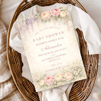 Baby Shower Wisteria et Rose en Fleur