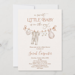 Invitation Baby showers neutres selon le sexe
