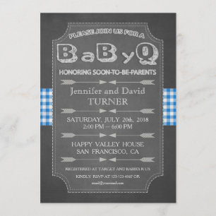 Invitation BaByQ Baby shower unique