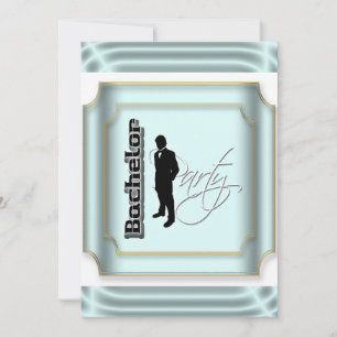 Invitation Bachelor fête tuxedo