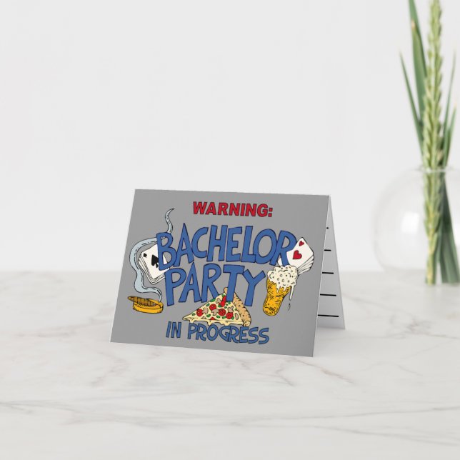 Invitation Bachelor Party (Devant)