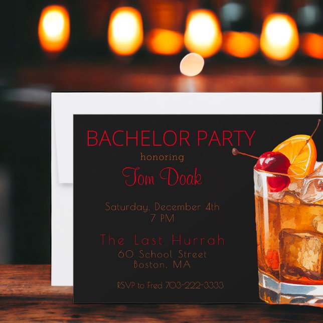 Invitation Bachelor Party Vidéo (Créateur téléchargé)