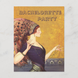Invitation Bachelorette Art Déco
