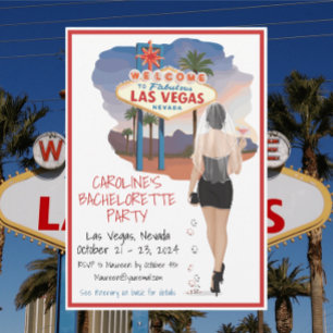 Invitation Bachelorette de Las Vegas