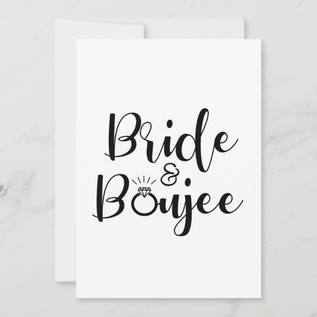 Invitation Bachelorette de mariée (Devant)