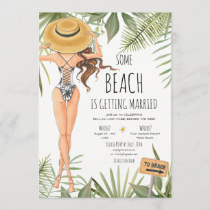 Invitation Bachelorette Party Beach Week-end Itinéraire