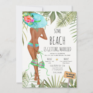 Invitation Bachelorette Party Beach Week-end Itinéraire Invit