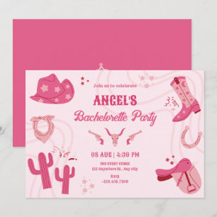 Invitation Bachelorette rose