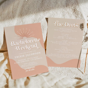Invitation Bachelorette Super de la discothèque de TRIXIE Ret