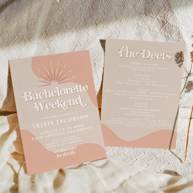 Invitation Bachelorette Super de la discothèque de TRIXIE Ret (Créateur téléchargé)