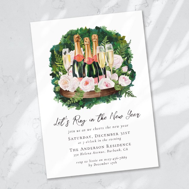 Invitation Bague à la fête du Nouvel An (Créateur téléchargé)