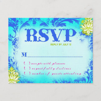 Invitation BAHAMAS RSVP 2 Papier Lin