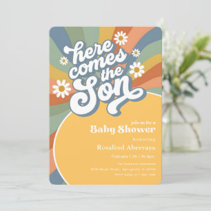 Invitation Baignez dans le soleil Boho Voici venir le fils Ba