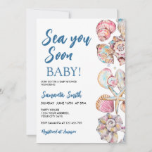 Baignoire en coquillages Baby Shower