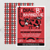 Bain à barbecue d'été| Vache barbecue rétro des an
