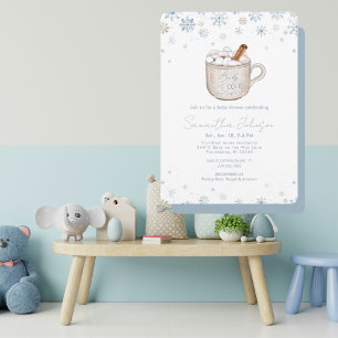 Invitation Bain Bébé Bleu Poussiéreux Il Fait Froid Dehors
