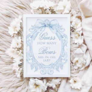 Invitation Bain de bébé garçon : combien de rubans ? Toile bl