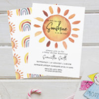 Bain de couleur Happy Yellow Sunshine Baby Shower 