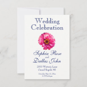 Invitation Baise rose