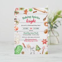 Baking Spiritueux Fête de Noël