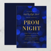 Bal de promo au lycée avec lumières bokeh bleu sap