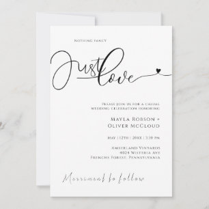 Invitation Balck moderne Sage et blanc Mariage simple Invitat