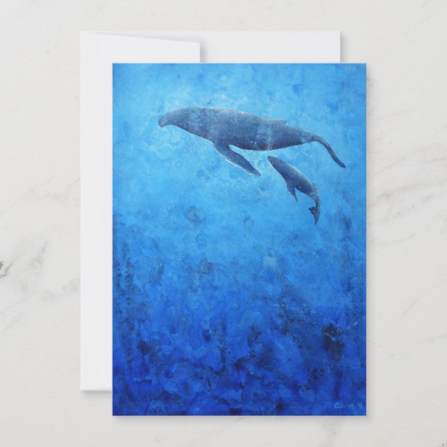 Invitation Baleines (Devant)
