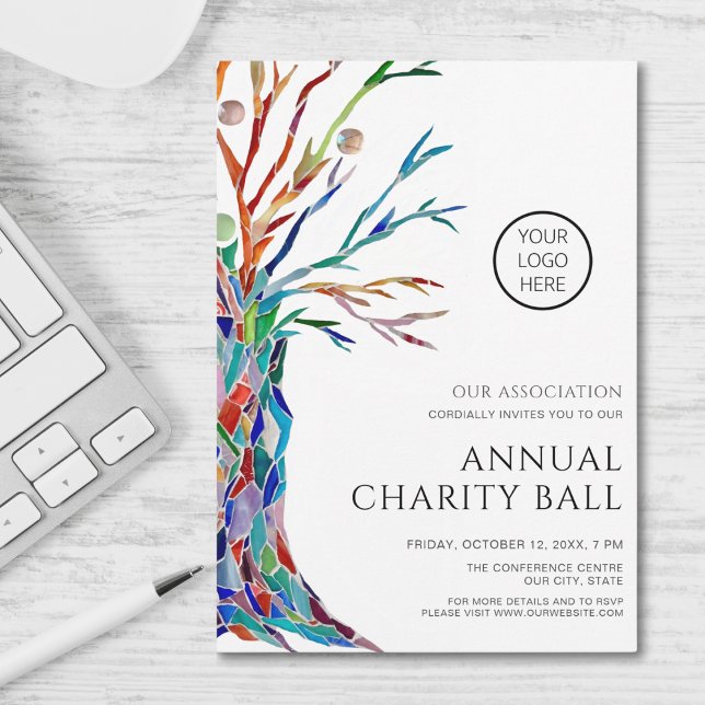 Invitation Balle annuelle de bienfaisance (Créateur téléchargé)