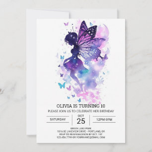 Invitation Ballerina Dreams Fairy Tale Anniversaire