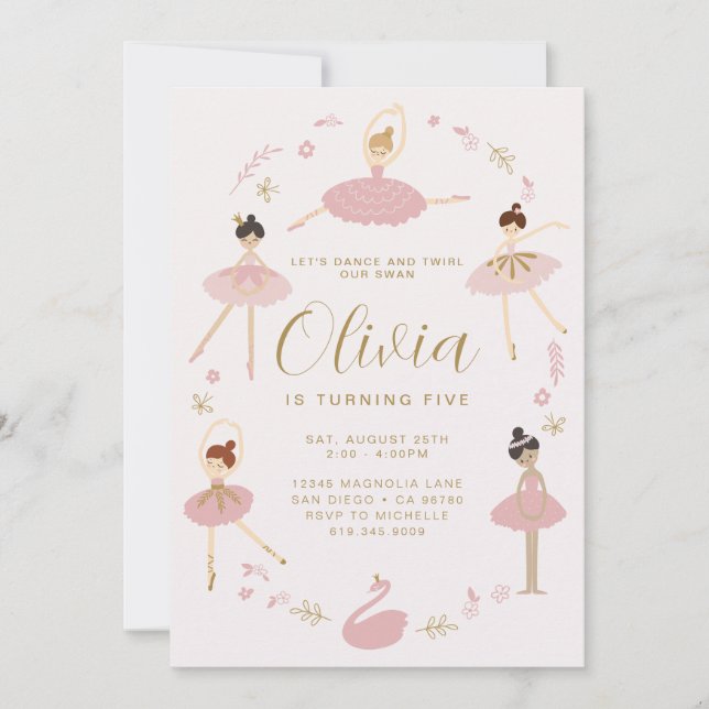 Invitation Ballerina ・ Invitation Ballet ・ Moderne (Devant)