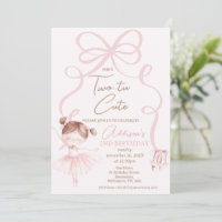 Ballerina Pink Two Tu Cute 2e anniversaire