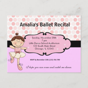 Invitation Ballerine
