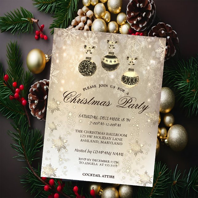 Invitation Balles de Noël, Fête de la Compagnie des Flèches d (Créateur téléchargé)
