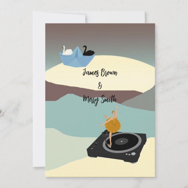 Invitation Ballet de Grâce Éternelle d'Amour et Noces au Clai (Devant)