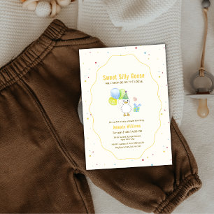 Invitation Ballon de canard coloré Cadeau Baby Shower