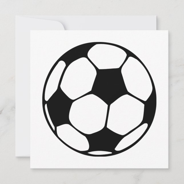 Invitation ballon de football (Devant)