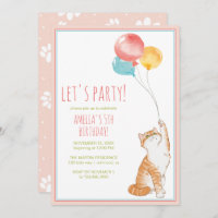 Ballons chats chats mignons | Fun Rose Girls Anniv