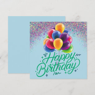 Invitation Ballons & Confetti