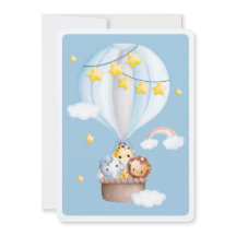 Balloon à air chaud Animaux Baby Boy Baby shower