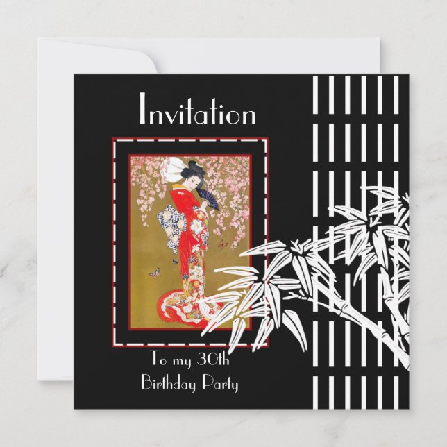 Invitation Bamboo (Devant)