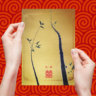 Invitation ©Bamboo Love/ Mariage Chinois Red Gold